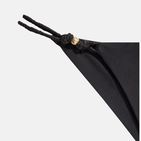 ViX Swimwear Solid Black GI Detail Cheeky Bikini Bottom in Black - $116 - NEW - Picture 6 of 10